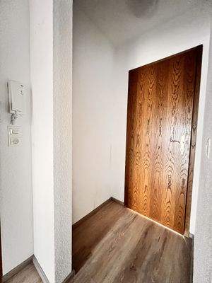Platz für Garderobe
