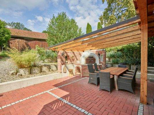 Überdachte Terrasse 