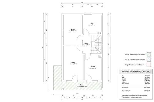 Grundriss Obergeschoss