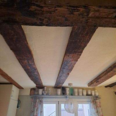 Balkendecke 1812 Küche