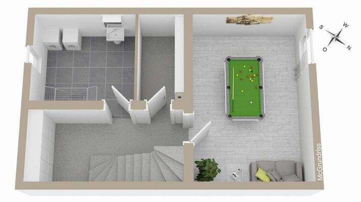 Raumaufteilung Keller