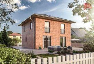 Ansicht Garten Verblendfassade