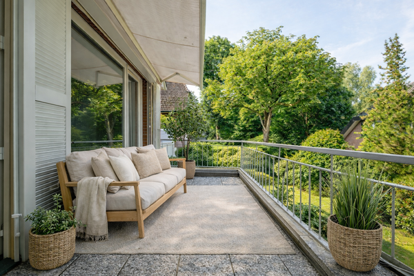 Balkon - Möblierung visualisiert