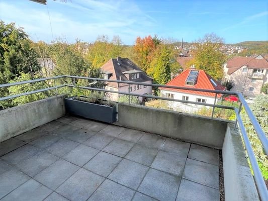 Großer Balkon