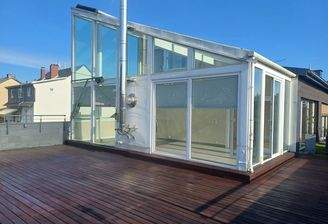 Wintergarten von außen / Dachterrasse