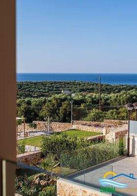 Kreta, Plaka: Luxusvilla mit besonderer Qualität und atemberaubendem Meerblick zu verkaufen