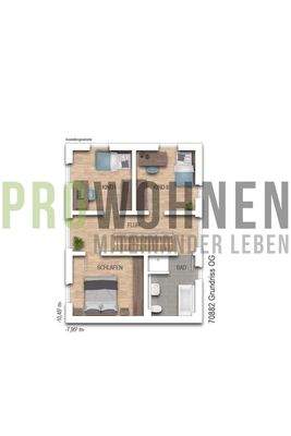 Haus Nr 2_Visualisierte Planung_OG