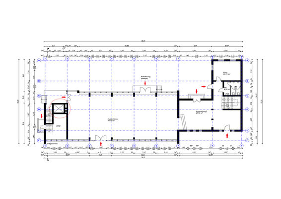 Gebäude 1 Erdgeschoss