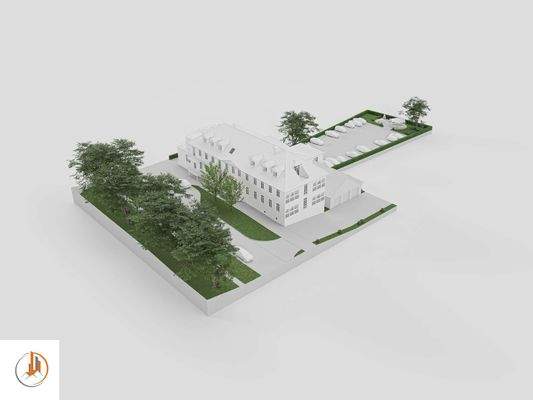 2024-12-18 - Parkresidenz Bad Rehburg - Incasa Immobilien - Lageplan Modell - Süd-West