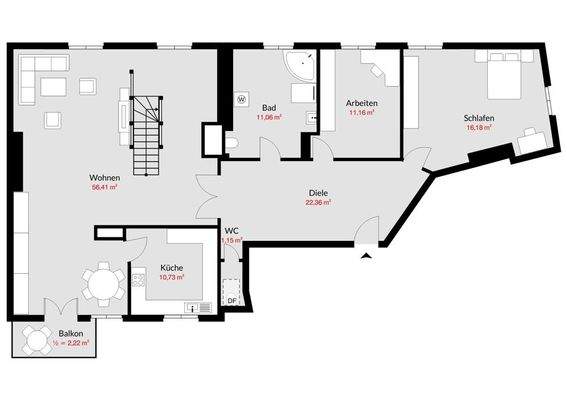 Grundriss I Dachgeschoss