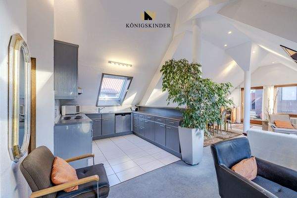 Stilvolles Ambiente im hellen DG Anbau