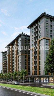 City and Nature View Apartments Near the Mall in Eyupsultan