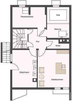 Grundriss Keller