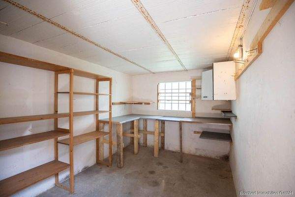 Schuppen auf dem Hof