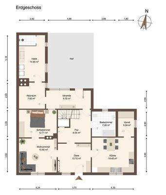 Grundriss Erdgeschoss