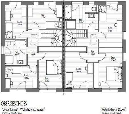 Grundrisse Obergeschoss