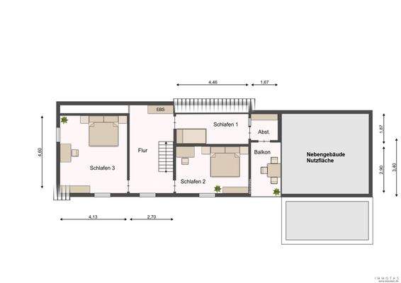 Grundriss Dachgeschoss