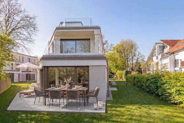 Musterwohnung - Garten (KI bearbeitet)