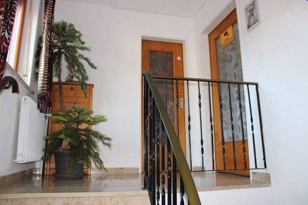 Treppenpodest im Dach