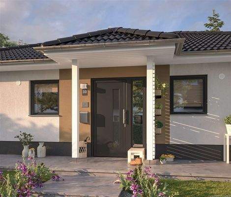 Bungalow 110 Vordach