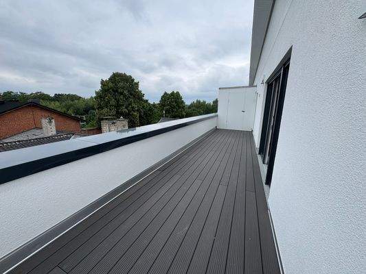 Moderne Dachterrasse