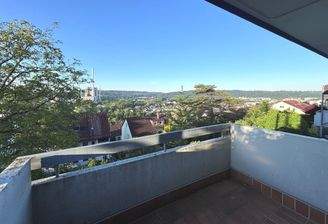 Aussicht vom Balkon