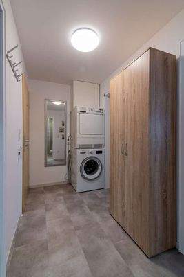Waschmaschine und Trockner