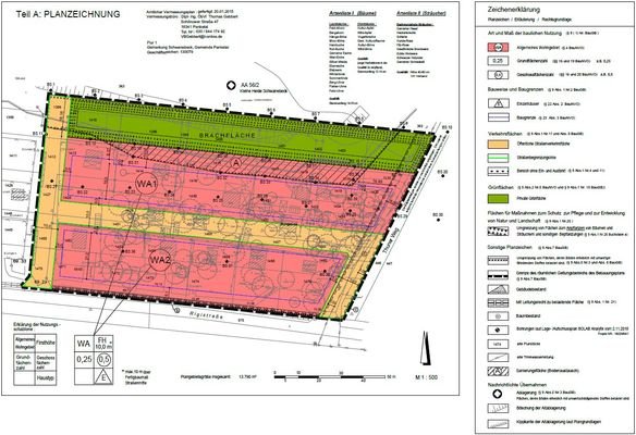 Auszug Bebauungsplan