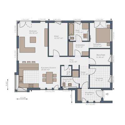 Grundriss Erdgeschoss