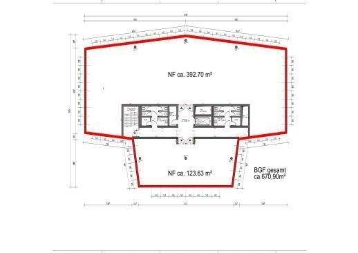 Grundriss Gewerbeeinheit