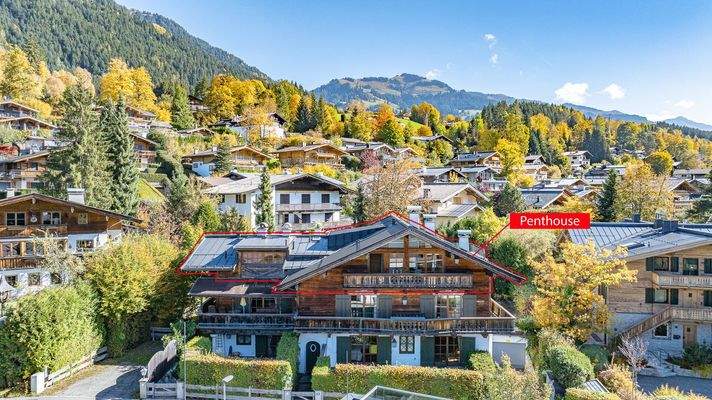 KITZIMMO-Dachgeschosswohnung in Toplage am Sonnberg kaufen - Immobilien Kitzbühel.
