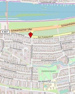 Stadtplan Detail: (c)OpenstreetMaps ODbL