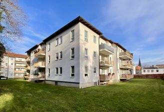 Westansicht des Wohnhauses