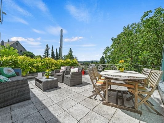 Dachterrasse mit schönem Weitblick