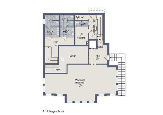 1. Untergeschoss