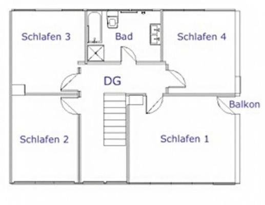 Grundriss Dachgeschoss