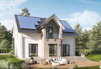 Modernes Haus mit Solar