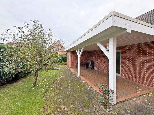 Der rückwärtige Freisitz