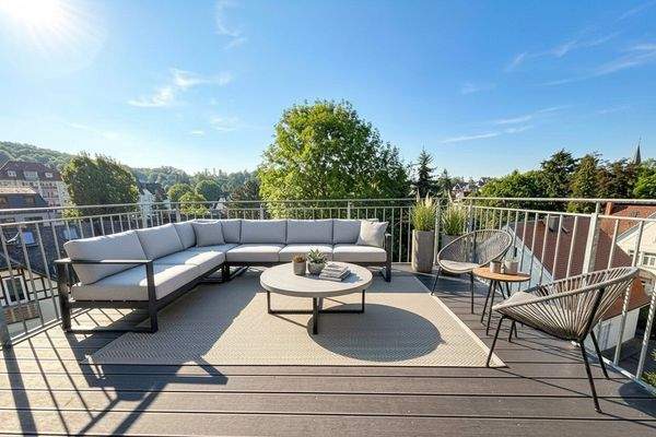 Dachterrasse Ausblick