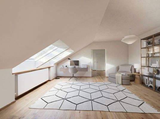 Visualisierung Dachgeschoss