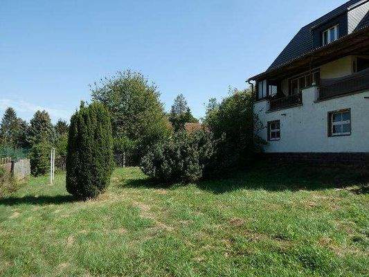 Garten mit großer Rasenfläche