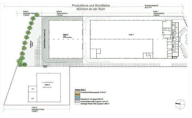 Grundriss/Plan plan Halle 2
