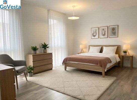 Schlafzimmer 1.OG - Einrichtungsbeispiel 