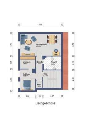 Grundriss Dachgeschoss 