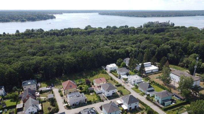 Luftaufnahme Umgebung, nähe zur Havel