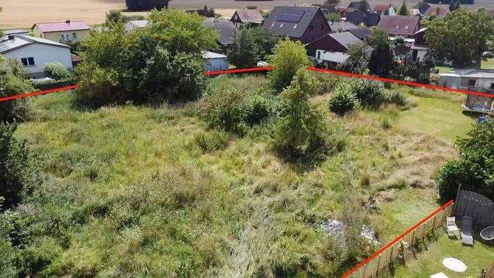 Grundstück Richtung SW