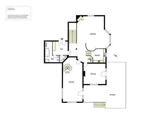 Grundriss Belle Etage