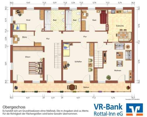 Grundriss Obergeschoss