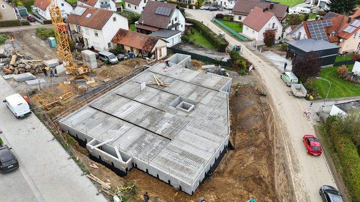 Baufortschritt Oktober 2025 Tiefgarage