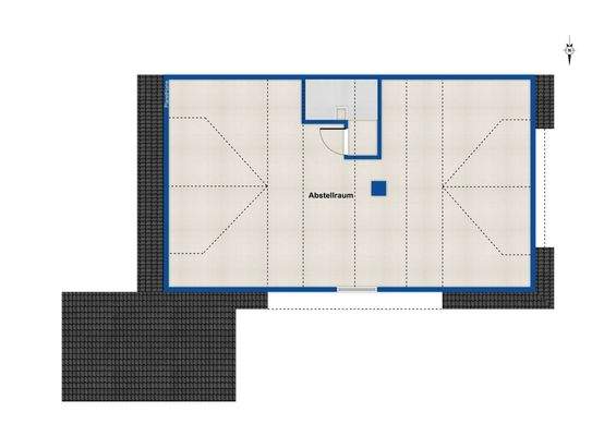 Grundriss Spitzboden